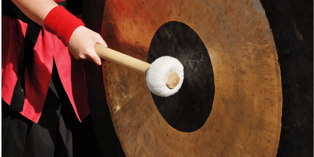 TamTam gong kopjás ütővel - gongtanfolyam